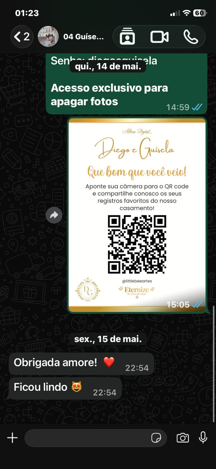 Depoimento de Guísela — Casamento